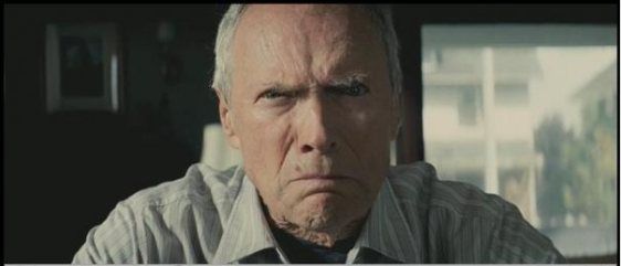 Eastwood en el papel de Walt Kowalski