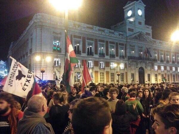 los bilduetarras en la calle