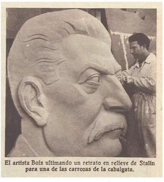 Stalin en la cabalgata