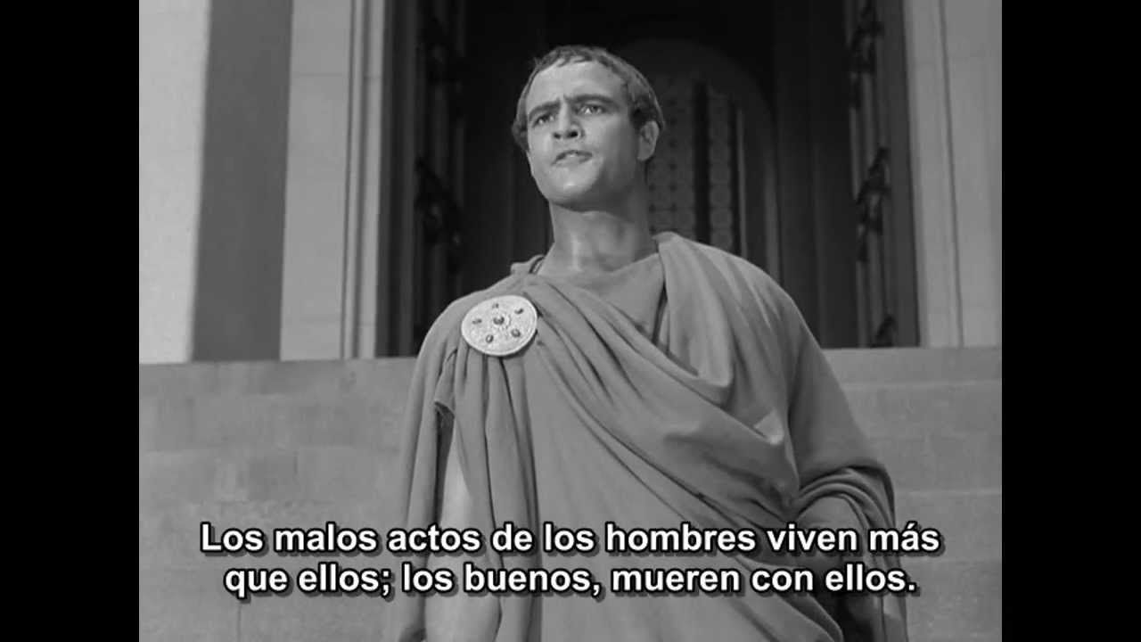 Marlon Brando en Julio Cesar