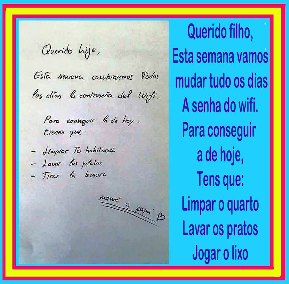 Querido hijo, esta semana cambiaremos