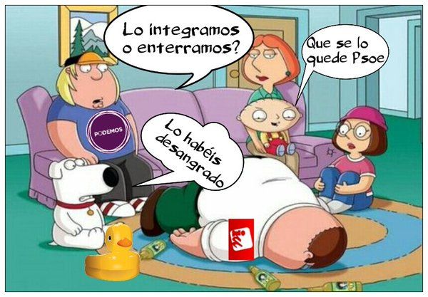 Círculo podemita hablando de la convergencia con Iu