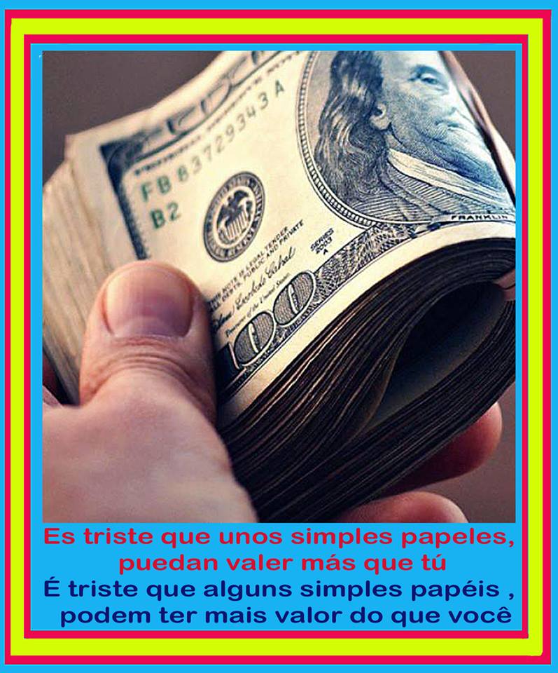 Es triste que unos smples papeles...