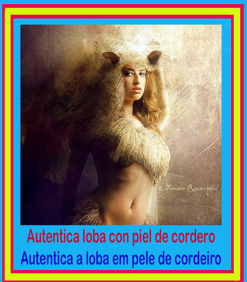 Auténtica loba con piel de cordero