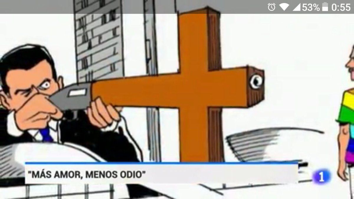 incalificable imagen con la que TVE1 en su telediario ilustró ¡un atentado islamista!