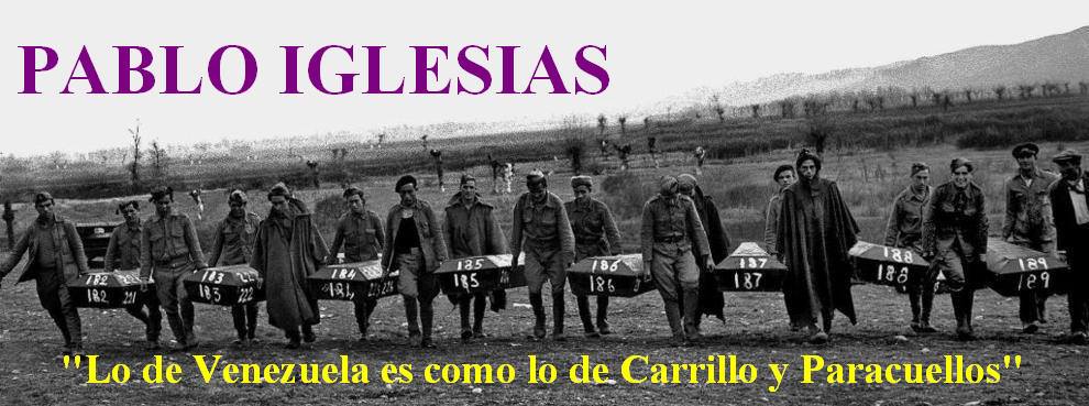 Lo de Venezuela es como lo de Carrillo y Paracuellos