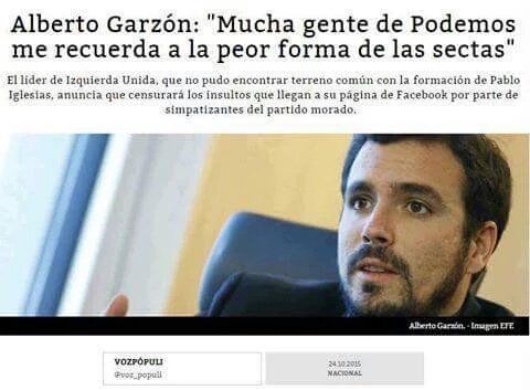 Los de Podemos son populistas comunistas