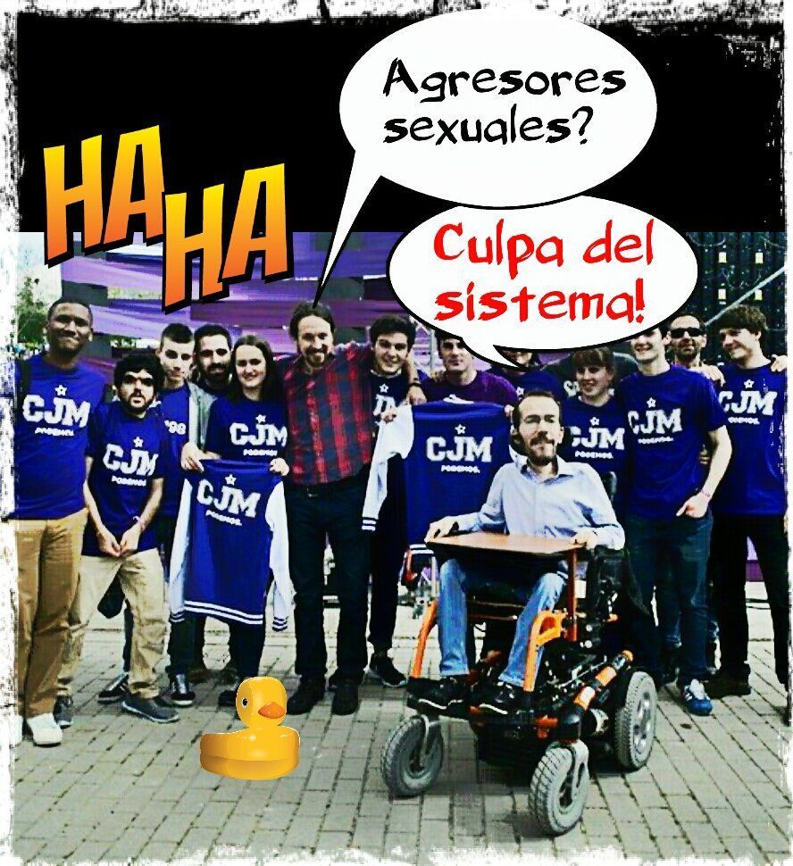 Los machos alfa podemitas abusan sexualmente de sus compis de Círculo en Madrid