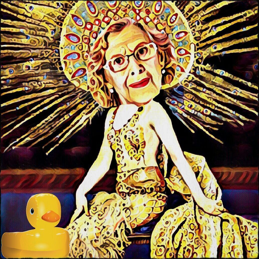 Carmena superstar. No les pidas responsabilidades ni gestión, son artistas! Ilustración de Linda Galmor