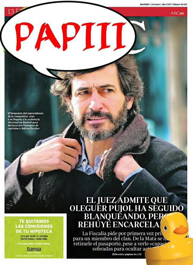 Ayer el Estado amagó y produjo un resquebrar en la Fuerza entre los polít. indepes.Se ocupó el Abu Pujol, habían amenazado a su chiquitín