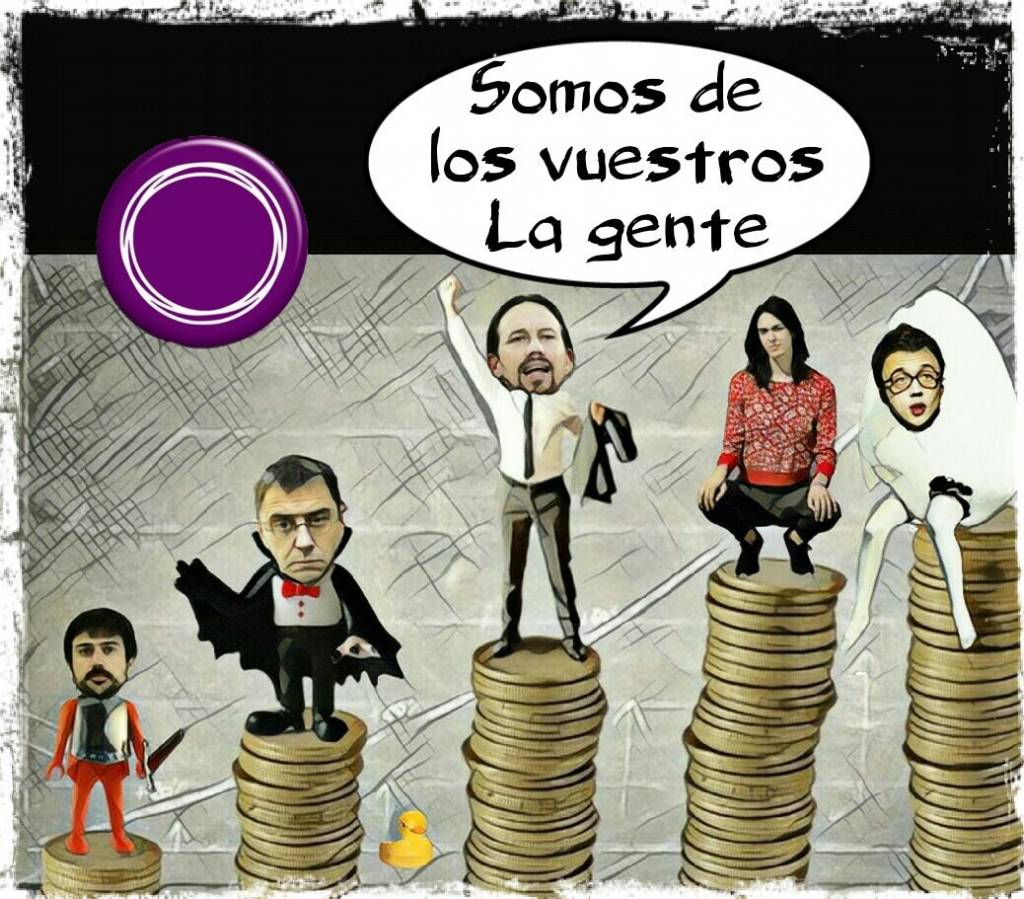 No te lo creas, están forrados, y muchos de ellos son parte de sagas privilegiadas en España. Ilustración de Linda Galmor