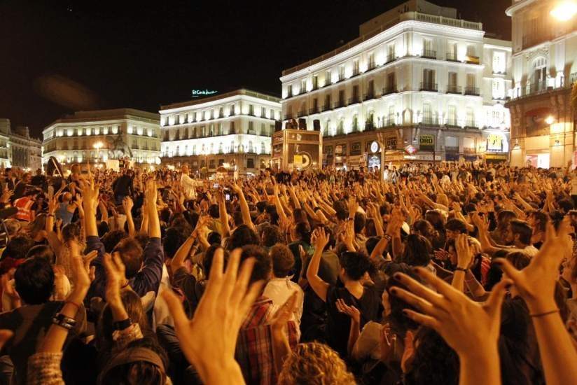 El 15-M en la Puerta del Sol