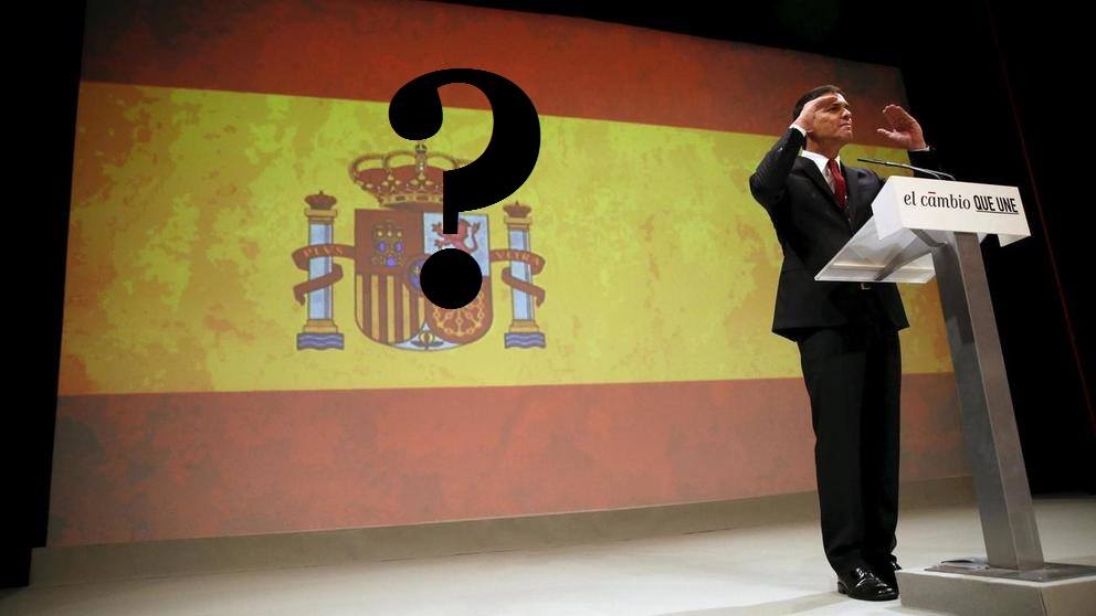 Sanchez y la bandera española