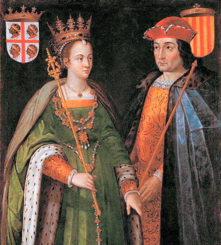 Petronila y Ramon Berenguer IV. Pintura del siglo XVI