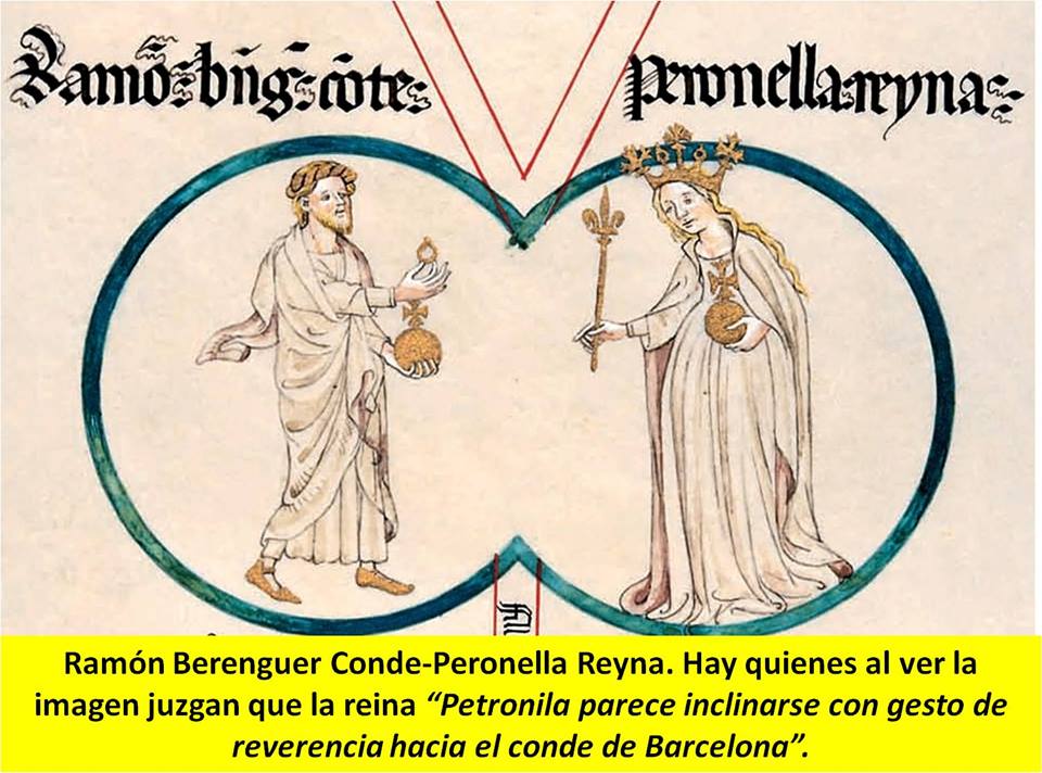 matrimonio del Conde Ramón Berenguer IV en 1137 con Dª. Petronila de Aragón