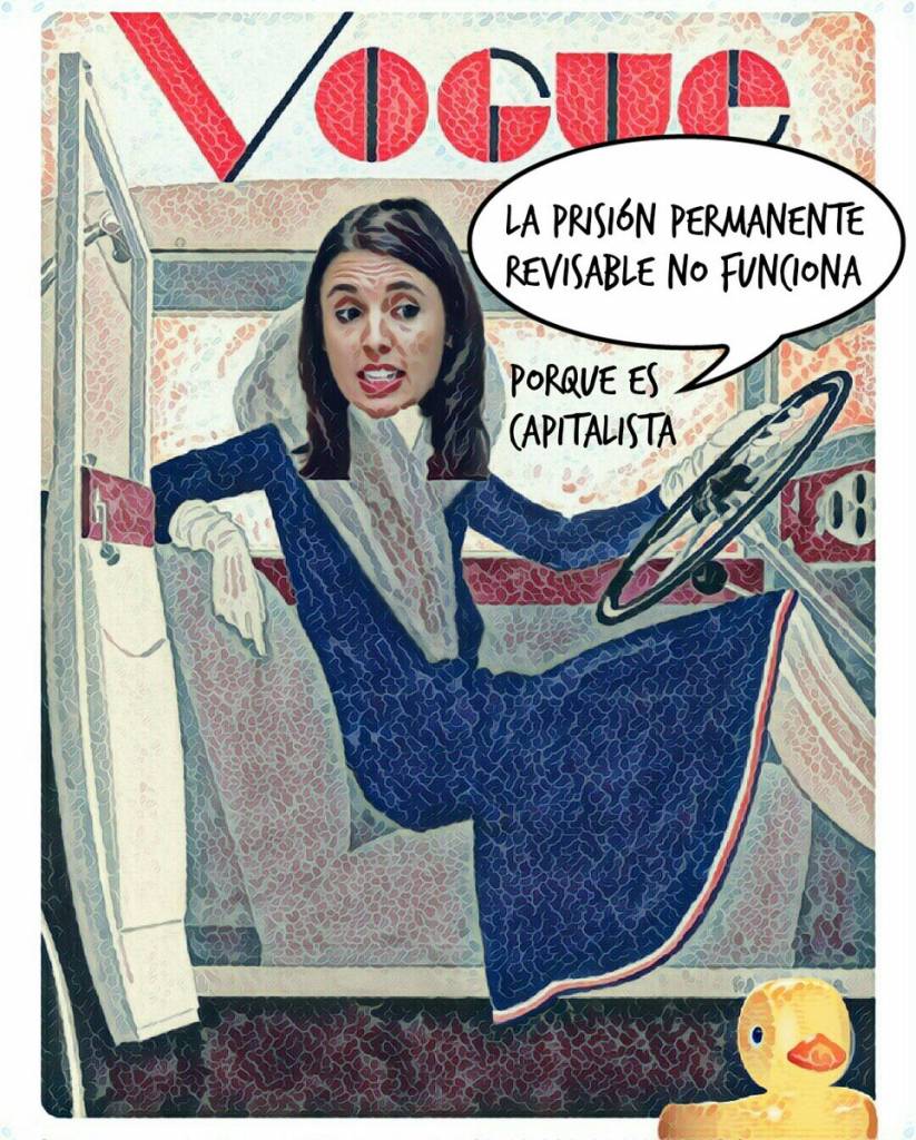 Irena Montera le ha aplicado pedagogía al padre de la asesinada Diana Quer. Ilustración de Linda Galmor