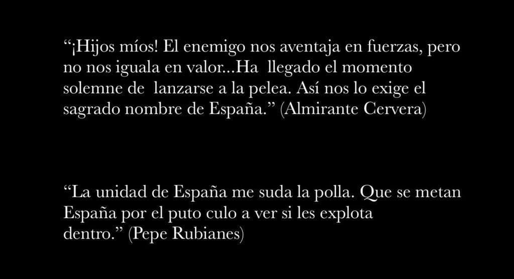 La calle dedicada al almirante Pascual Cervera y Topete, héroe de la guerra de Cuba, se llama Pepe Rubianes, en honor al fallecido "humorista catalán"