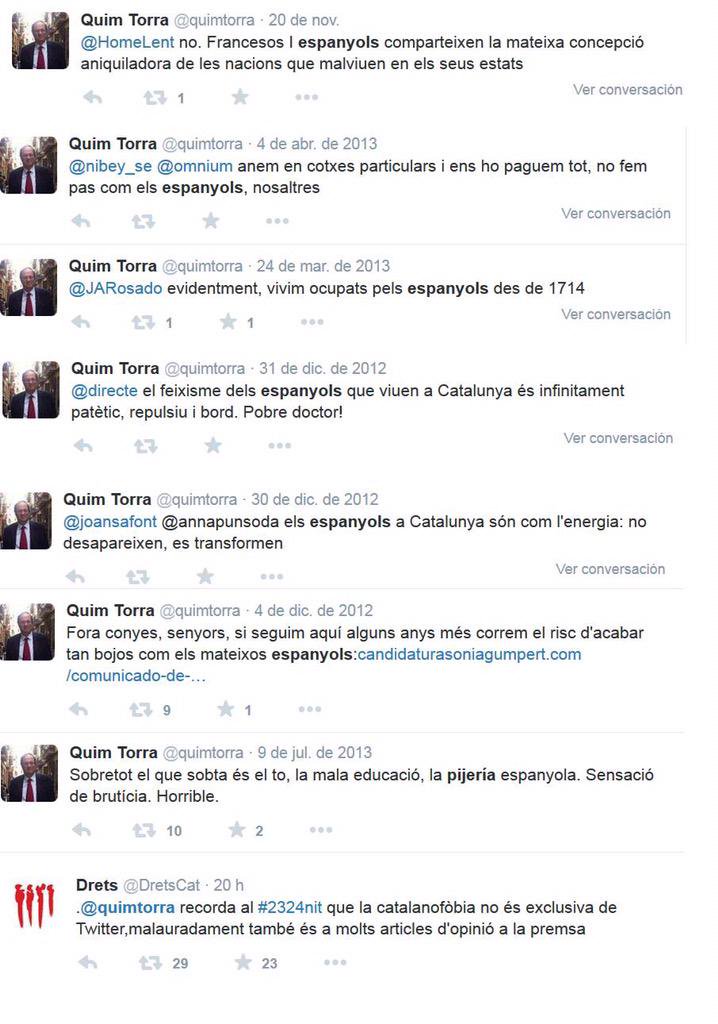 Aunque haya eliminado su cuenta, aquí está lo que piensa de los españoles