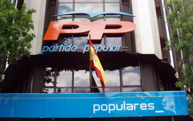 Imagen de la sede de los Populares en la calle Génova de Madrid