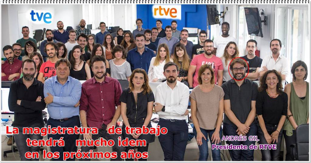 ante la pelea que mantienen PSOE-Podemos por controlar la RTVE, los de los viernes de negro, calladitos