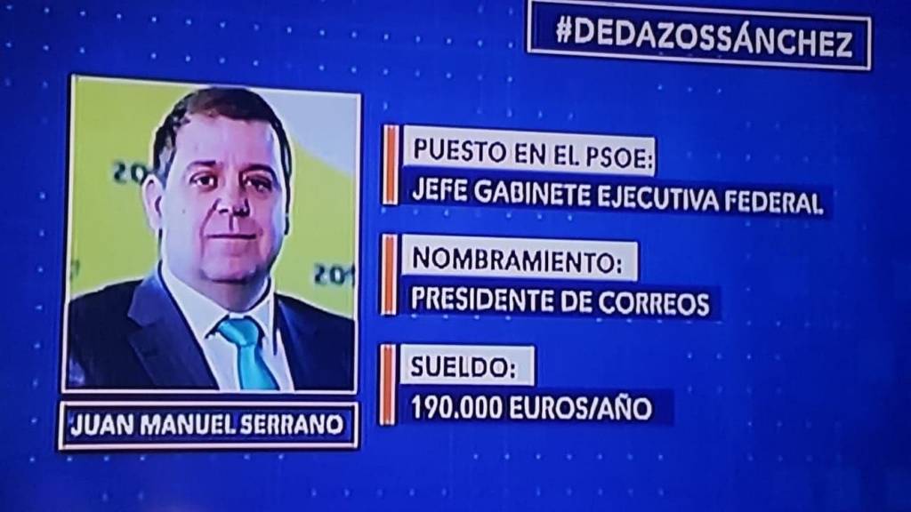 Dedazos Sánchez. Juan Manuel Serrano