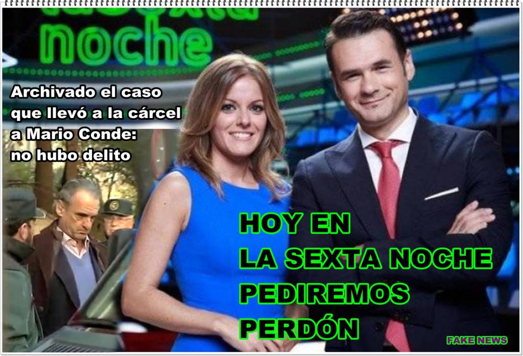 Hoy en lasexta nooche perdieremos perdón