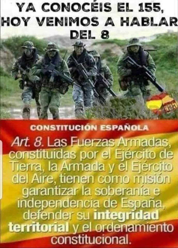 artículo 8 de la Constitución.