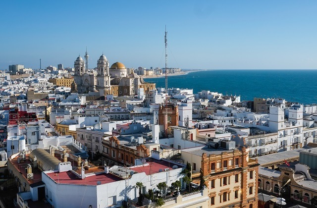 Vista de Cádiz desde la Torre Tavira