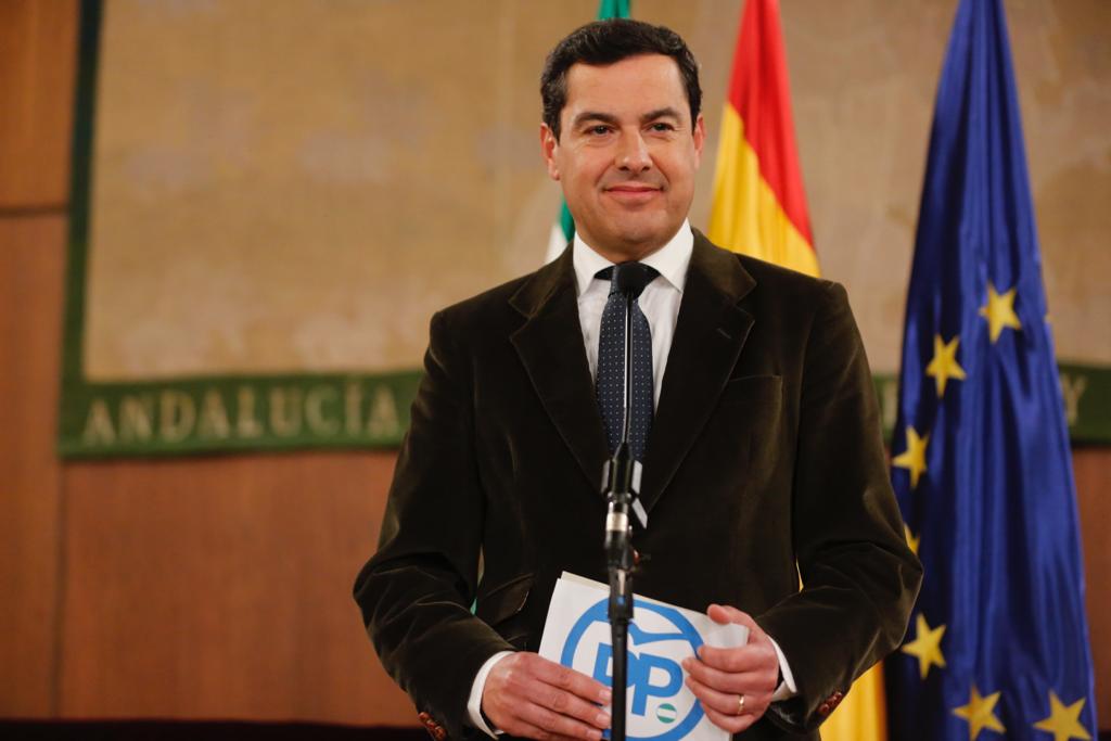 El excmo sr D.Juan Manuel Moreno Bonilla proclamado presidente de la Junta de Andalucía