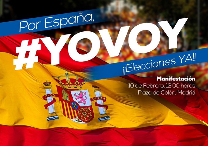Nos vemos todos allí. Los ciudadanos y políticos que creemos en España, en su unidad y en su prestigio, tenemos una cita este domingo.