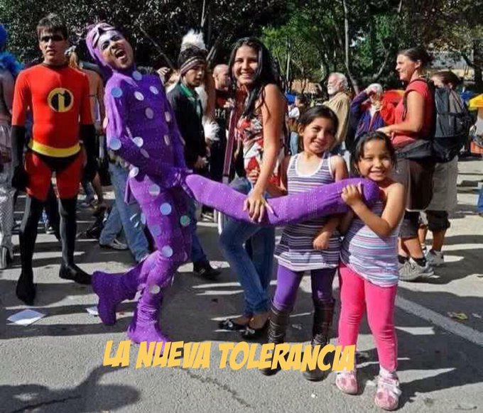 Una escena del Orgullo Gay,
