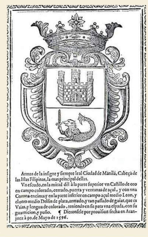 Las explicaciones en español de su escudo de armas han sido eliminadas de la página oficial del Palacio de Malacañang