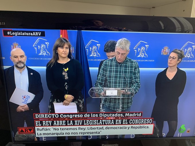 Dichas y desdichas de la piel de toro. ¿De dónde se ha sacado Gabriel Rufián el dato de que la mayoría de Catalanes, Vascos y Gallegos están en contra de la Monarquía?
