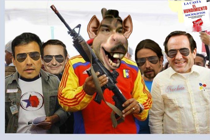 La España de los raros derechos y gentes en la ignorancia en la que no importa que aumente el paro. Este meme lo hice hace más de 5 años ... me arrepiento ... HOY es realidad. Ilustración de Nachete