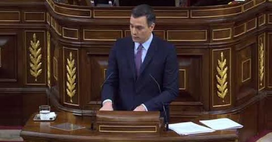 Señor Sánchez, como le prometí voy a recordarle cada semana su discurso de investidura