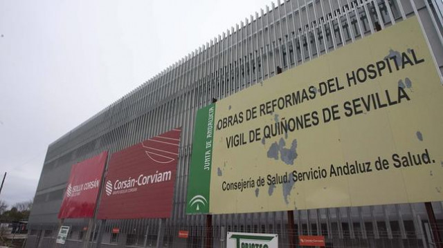El hospital militar Vigil de Quiñone de Sevilla iuna vez que se hizo cargo de él la administración corrupta del PSOE