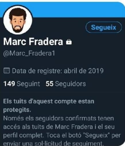 Gabrielín, el muy rufián, ha creado una cuenta fake