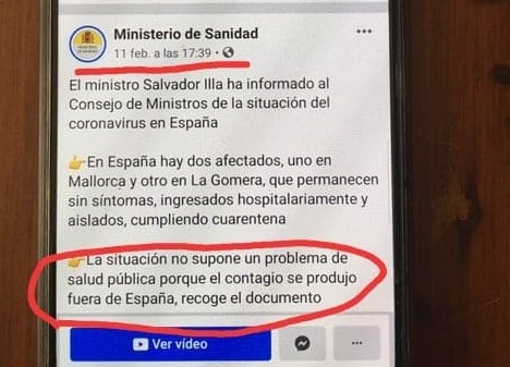 situación a 11 de febrero