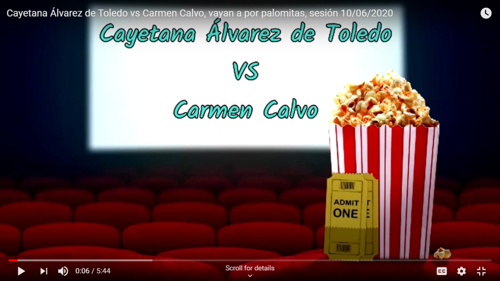 Cayetana Álvarez de Toledo vs Carmen Calvo, vayan a por palomitas