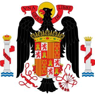 Escudo grande de España, 1945-1977
