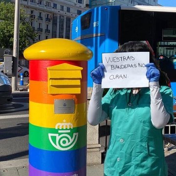 Imprevisión, logística y postureo. Vuestras banderas no curan. Imagen de @ReivajMadrid83