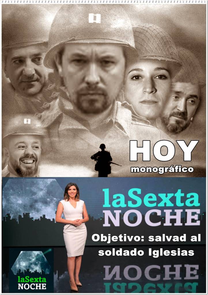 Hoy en La Sexta Noche monográfico de salvad al soldado Iglesias