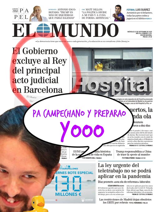 No soportan al Rey y se nota. Por Linda Galmor 