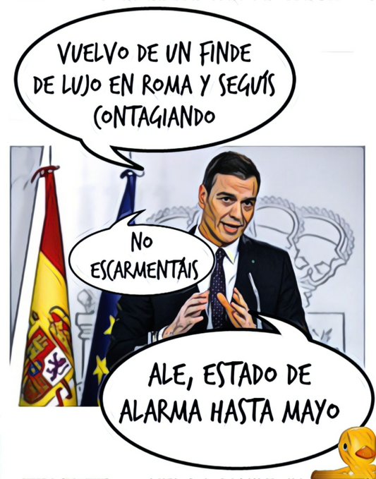 Ale, estado de alarma y seguid tocándome los güevos. Por Linda Galmor 