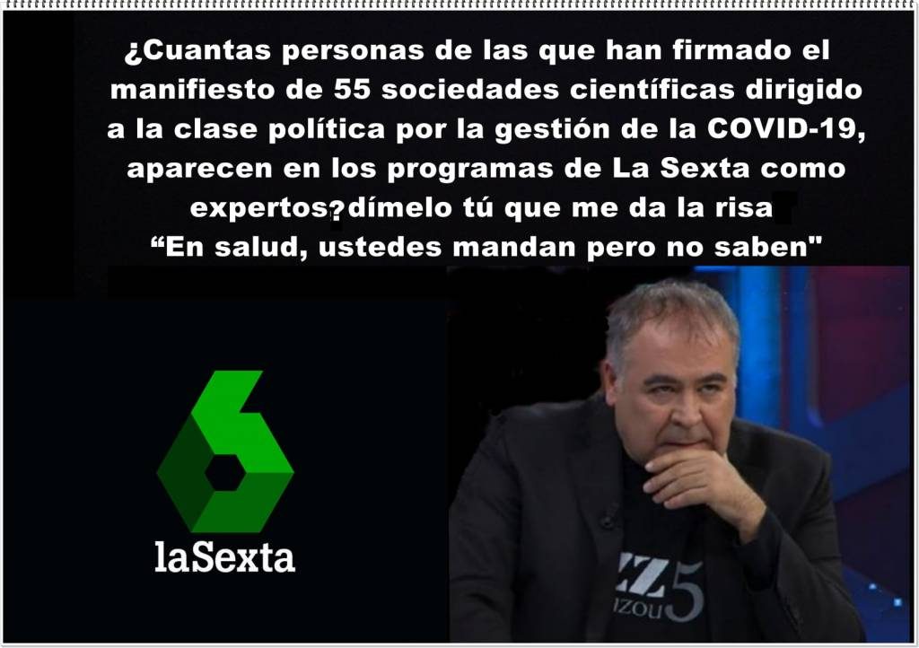 En salud ustedes mandan, pero no saben