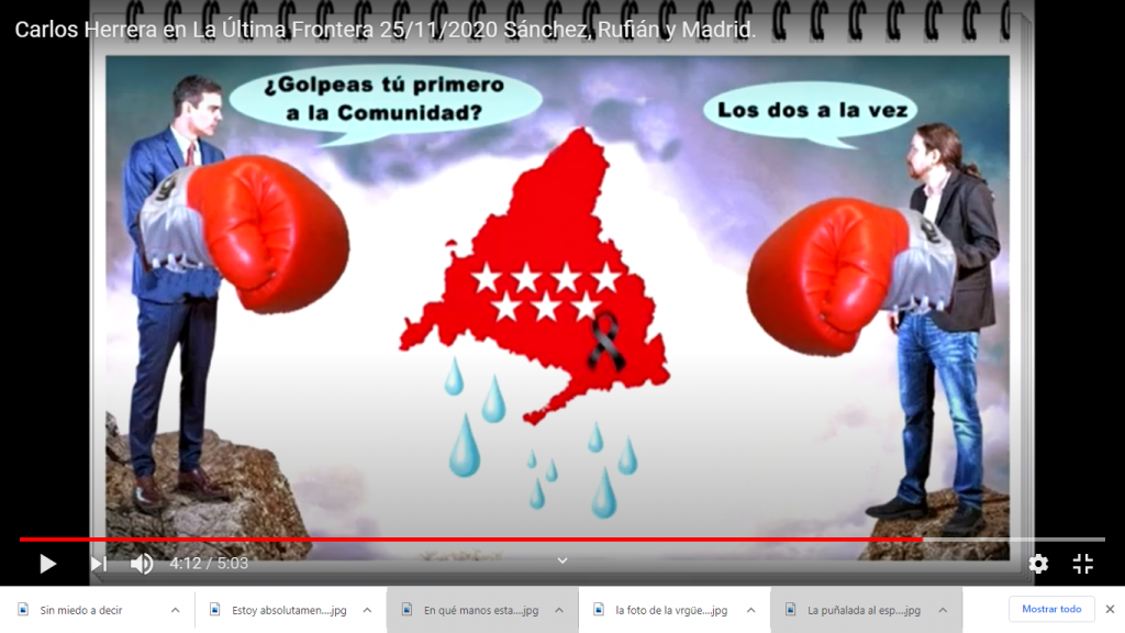Sánchez, Rufián y la Comunidad de Madrid