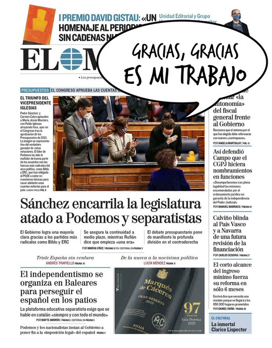 Aprobados los presupuestos contra España y su clase media. Por Linda Galmor