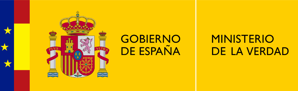 Gobierno de España. Ministerio de la verdad