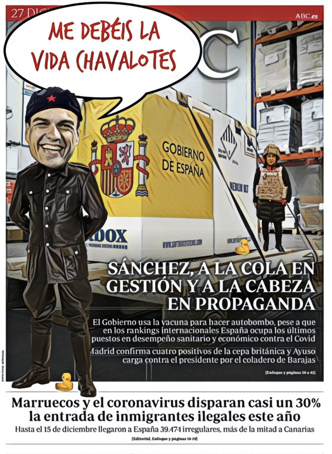 Las vacunas y la propaganda en Portada del #FelizDomingo. Linda Galmor