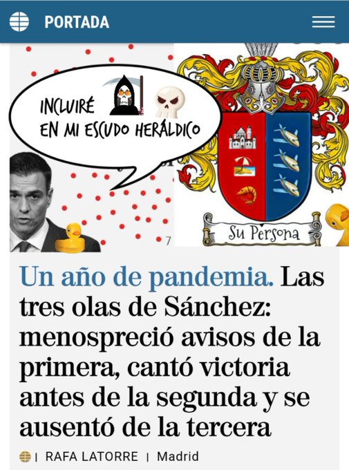 SNCHZ, el enterrador de yayos, de la economía y de la convivencia social. Por Linda Galmor